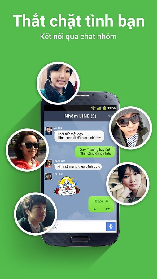 Ứng Dụng LINE - Gọi và nhắn tin miễn phí (Android)