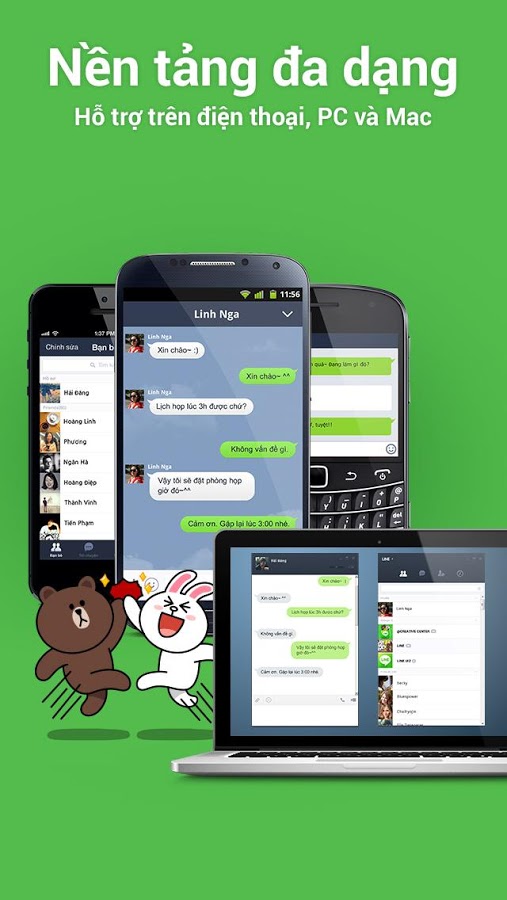  Ứng Dụng LINE - Gọi và nhắn tin miễn phí (Android)