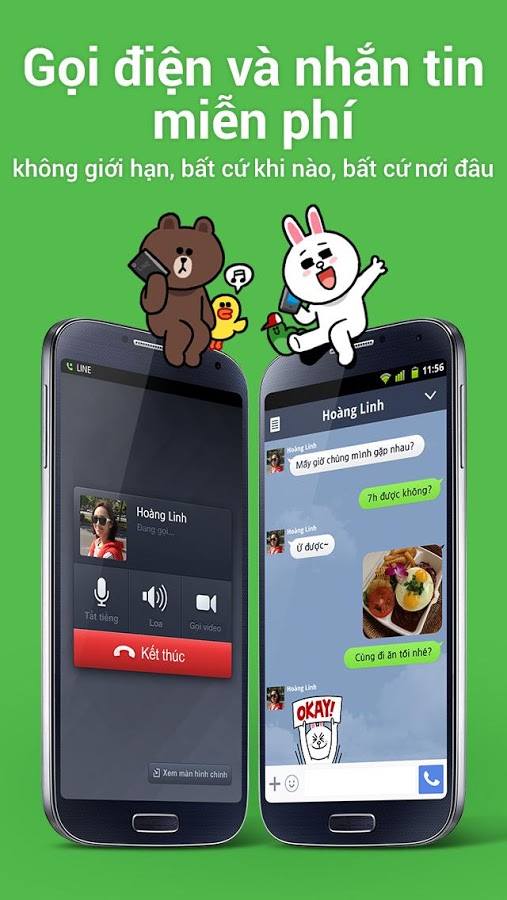  Ứng Dụng LINE - Gọi và nhắn tin miễn phí (Android)