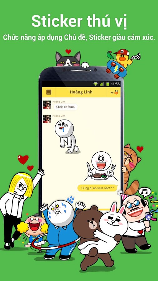  Ứng Dụng LINE - Gọi và nhắn tin miễn phí (Android)